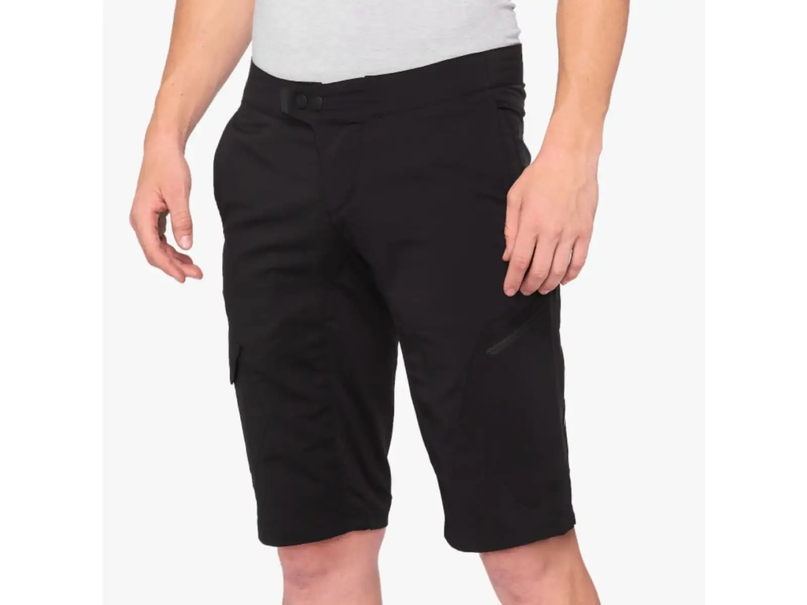 100% Ridecamp pánske šortky Black