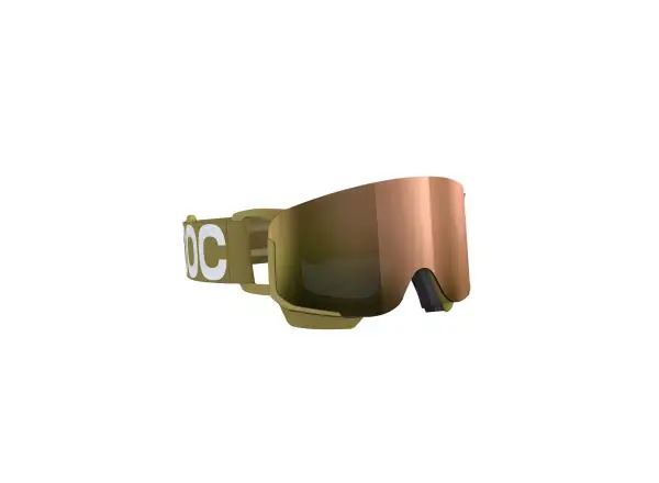 POC Nexal Mid lyžiarske okuliare Olivine Green/Partly Sunny Rose Gold