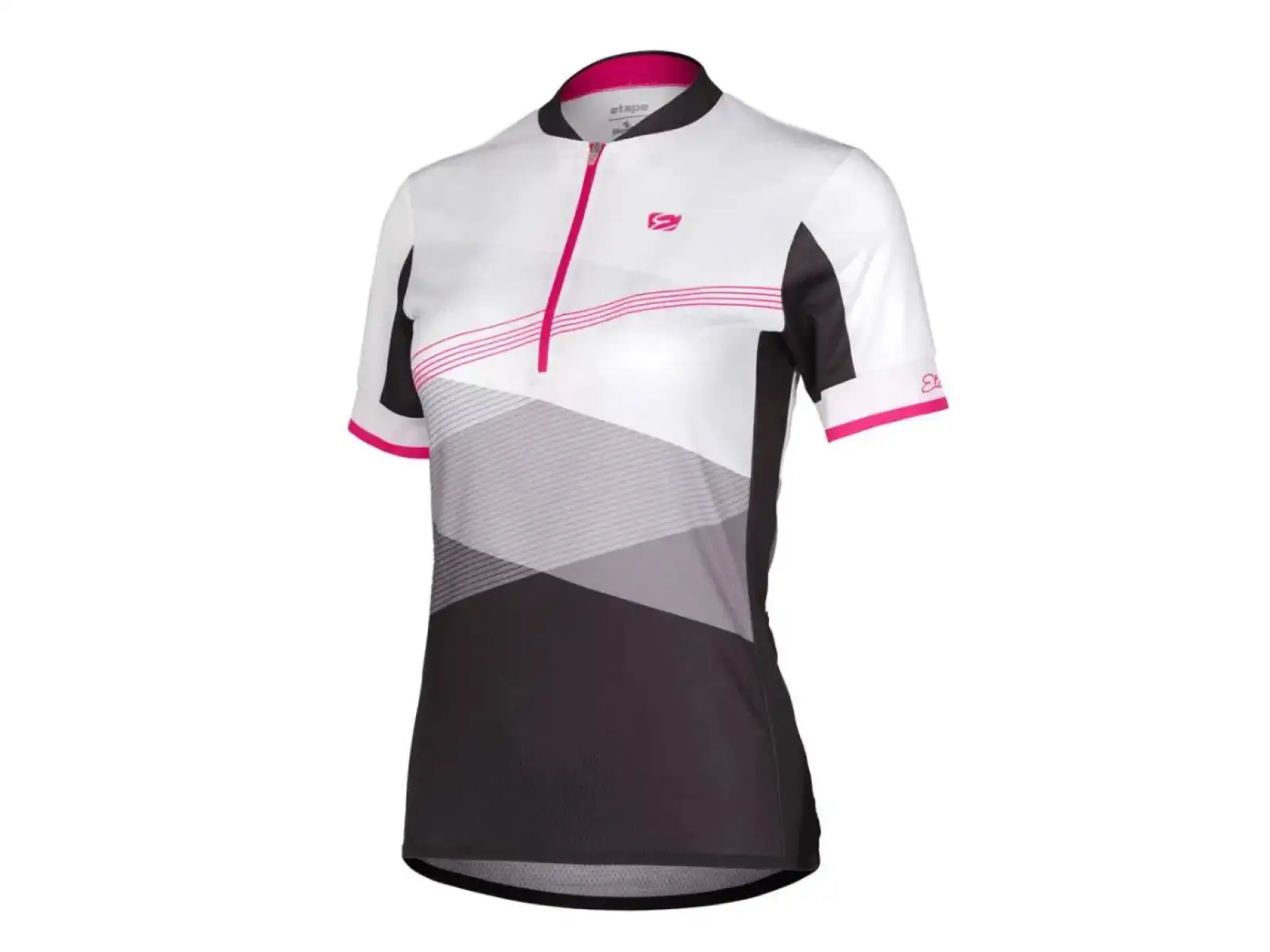 Etape Liv dámsky dres krátky rukáv biela/ružová