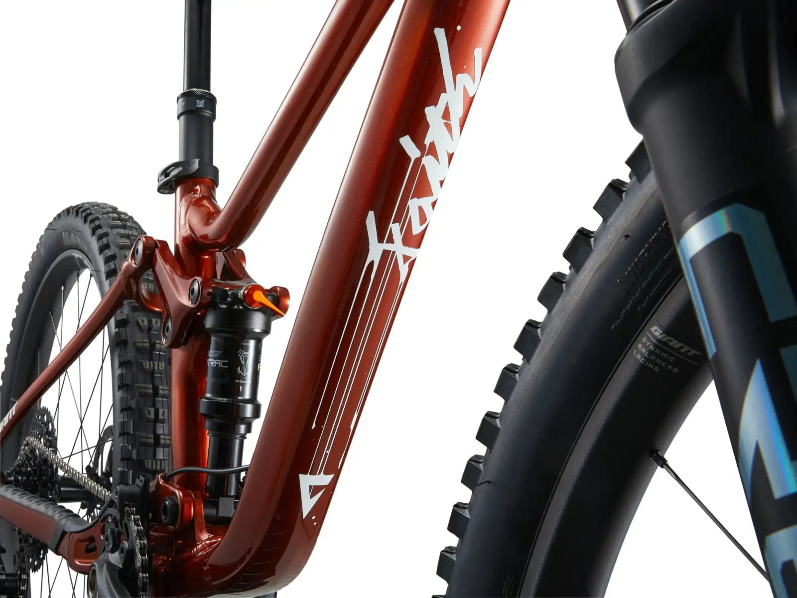 Giant Faith 27,5"/26" detský celoodpružený bicykel Copper