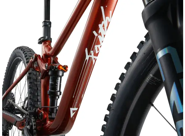 Giant Faith 27,5"/26" detský celoodpružený bicykel Copper