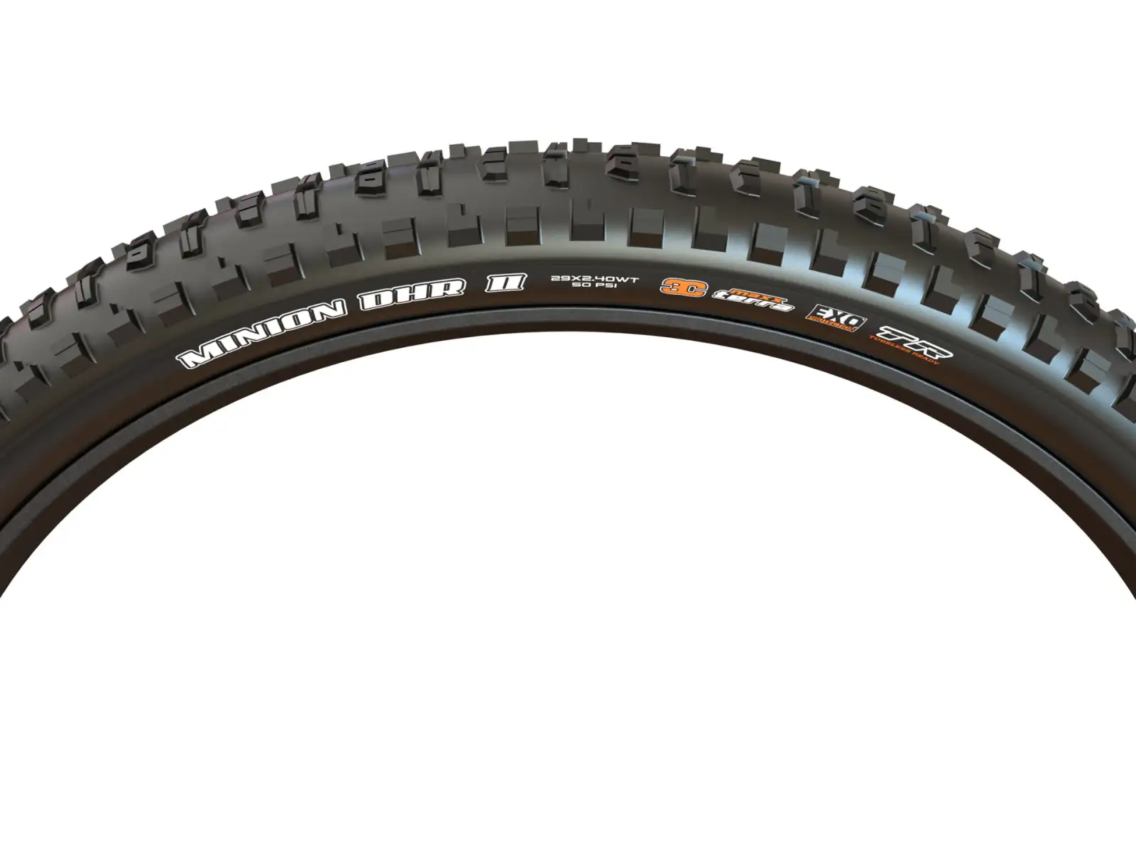 Maxxis Minion DHR II 26x2,40" WT 3C MaxxTerra EXO TR MTB plášť kevlar