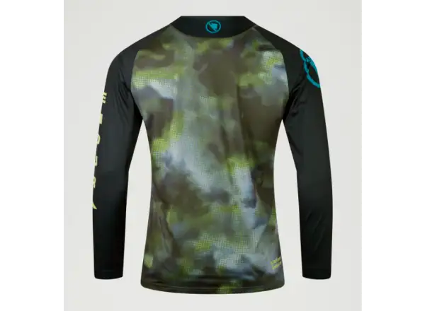 Endura Pixel Cloud pánsky dres dlhý rukáv Black