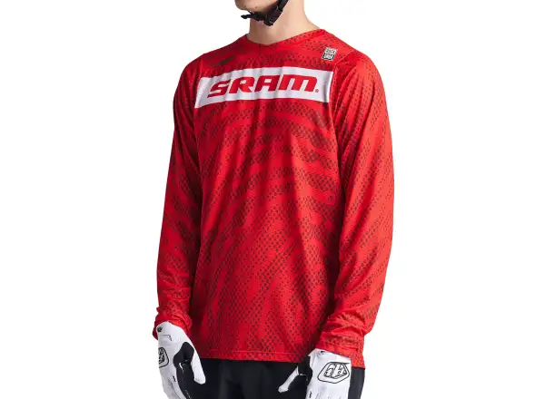 Troy Lee Designs Skyline Air SRAM pánsky dres dlhý rukáv Fiery Red
