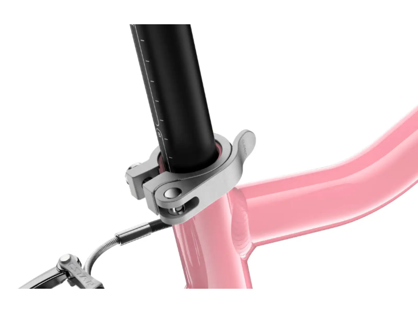Woom Go 3 detský bicykel 16" Powder Pink