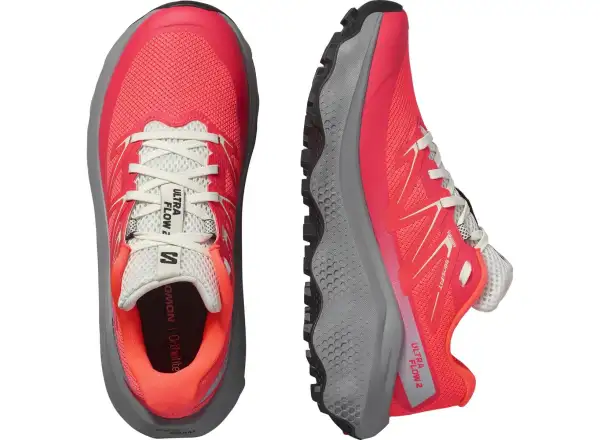 Salomon Ultra Flow 2 dámska bežecká obuv Coral Neon Flame/Gull/Icicle