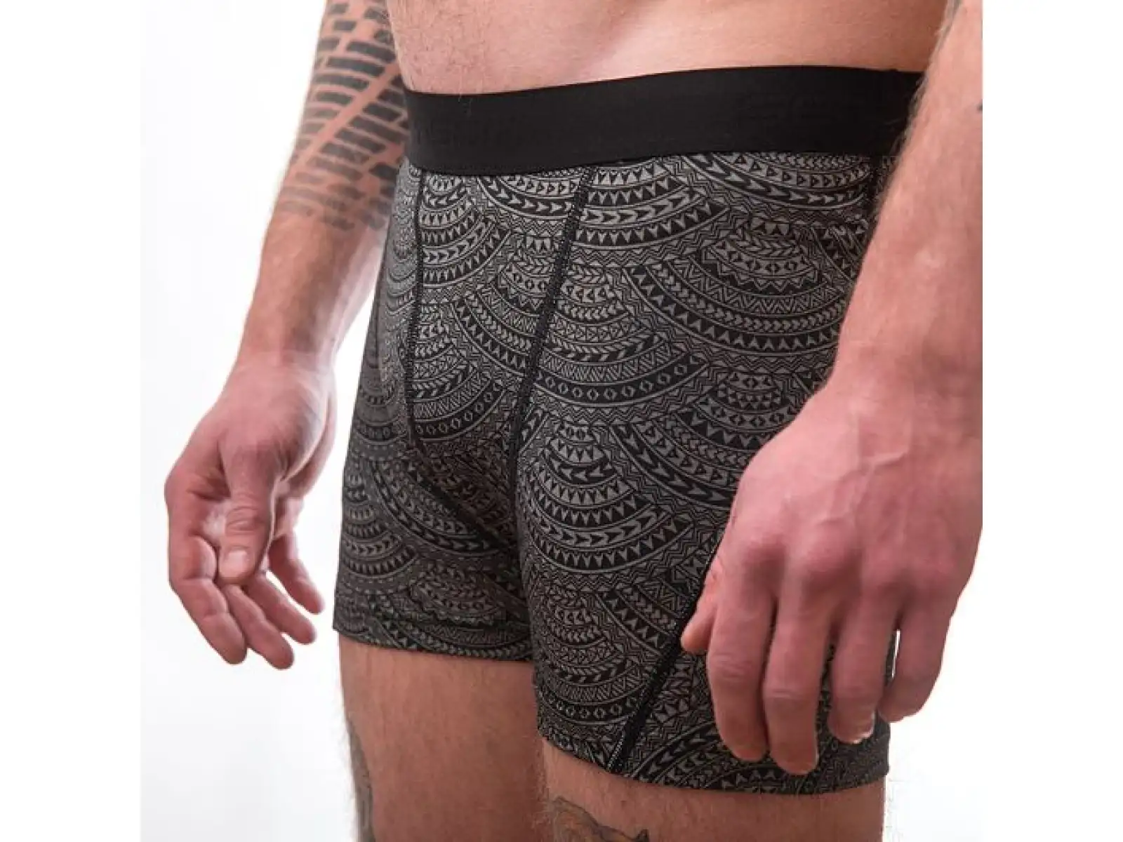 Sensor Merino Impress pánske trenky sivá/Maori