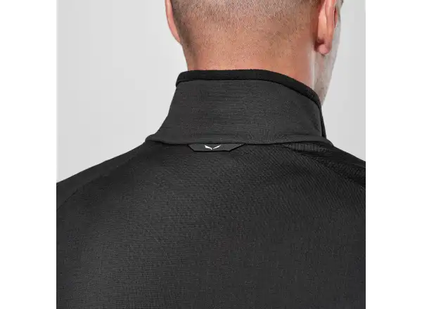 Salewa Puez Cammino Polarlite Half-Zip pánska mikina Black Out