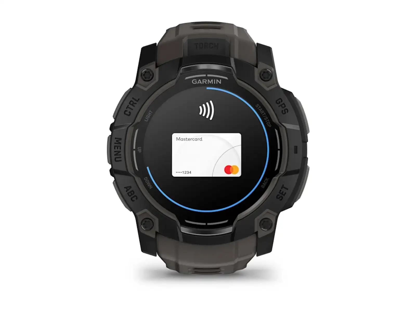 Garmin Instinct 3 Amoled 50 mm smart hodinky Black/Charcoal remienok