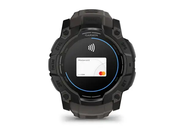 Garmin Instinct 3 Amoled 50 mm smart hodinky Black/Charcoal remienok