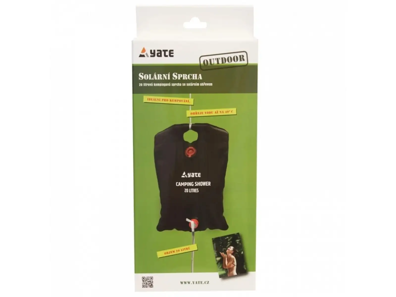 Yate solárna sprcha 20 l
