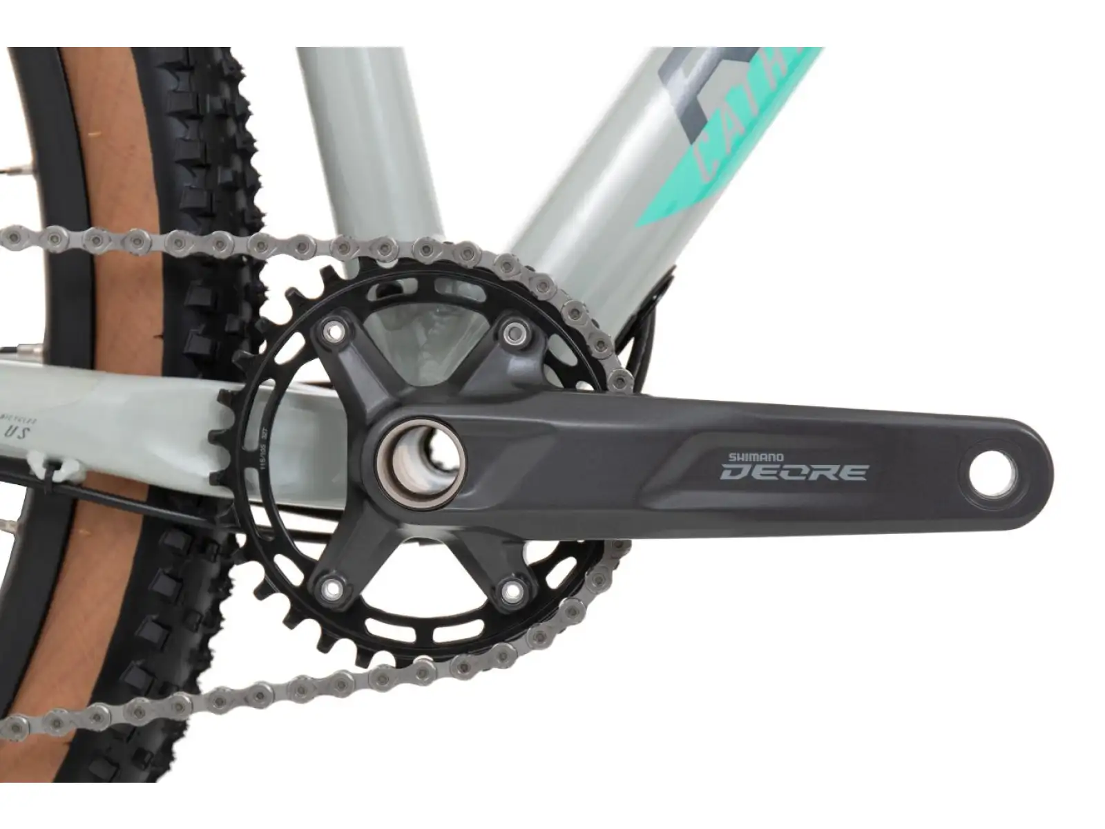 Rock Machine Catherine 60-29 gloss grey/mint green/dark grey horský bicykel