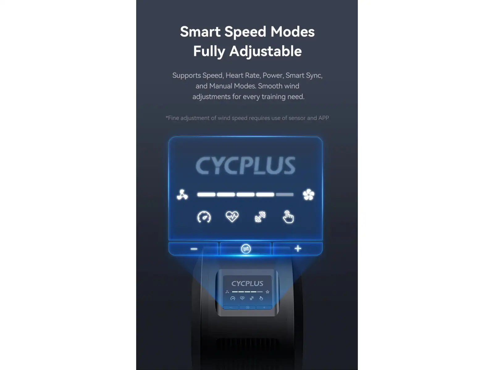 Cycplus F1 elektronicky riadený ventilátor