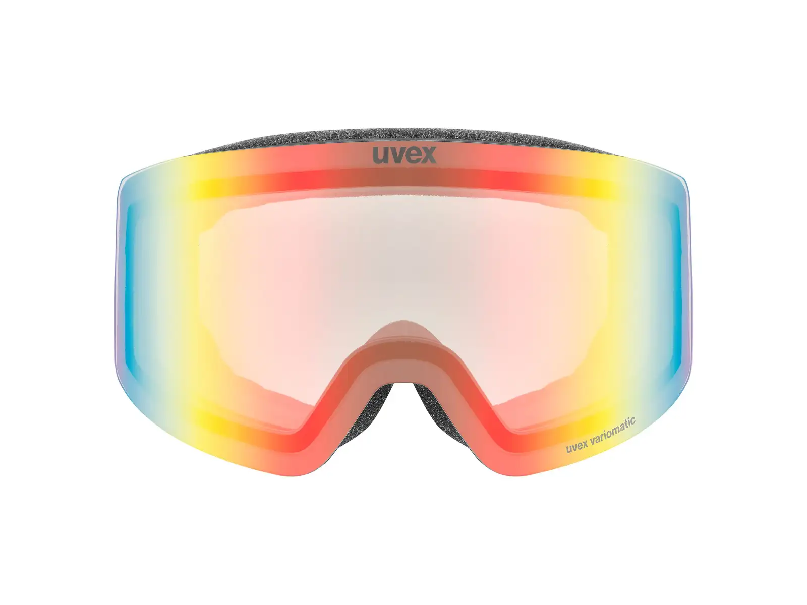 Uvex Provoque FM lyžiarske okuliare black matt/rainbow