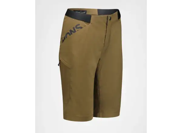 Mons Royale Diversion Merino Trail dámske kraťasy Dark Olive