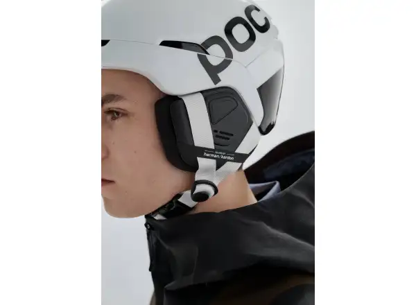 POC Obex Connect lyžiarska prilba Hydrogen White/Fluorescent Orange AVIP