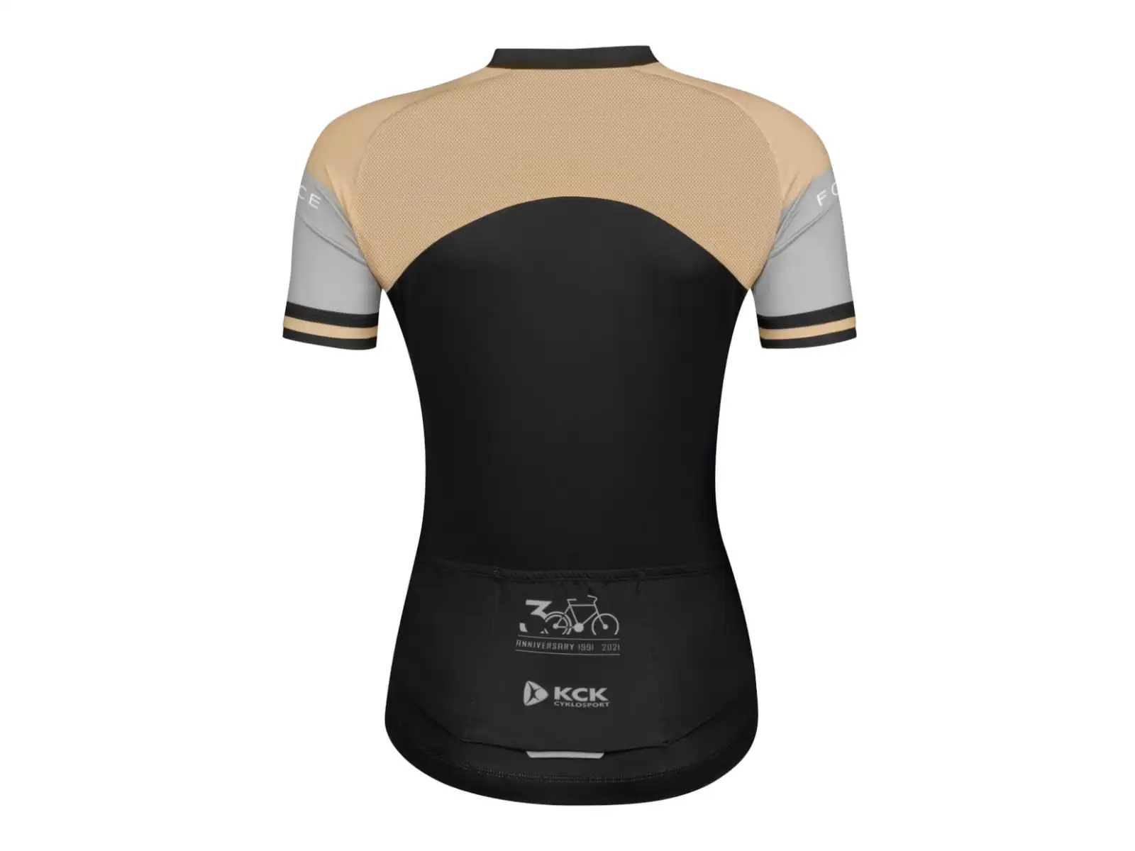 Force Anniversary dámsky dres s krátkym rukávom black/gold