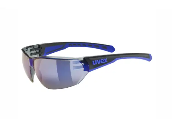 Uvex Equate okuliare Black/Blue Matt/Mirror Blue