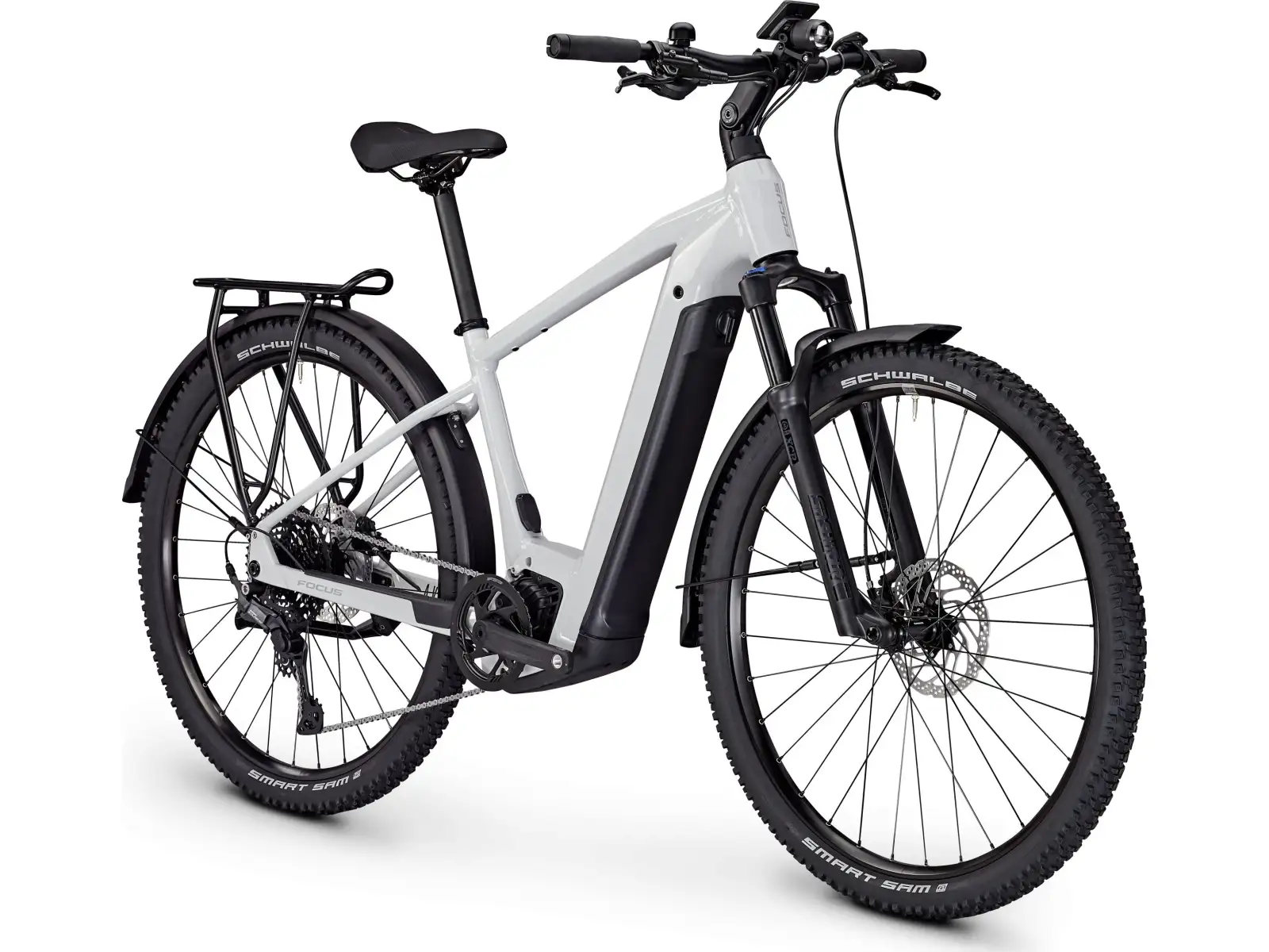 Focus Aventura2 6.7 DI 625 Wh horský elektrobicykel Lightgrey Glossy