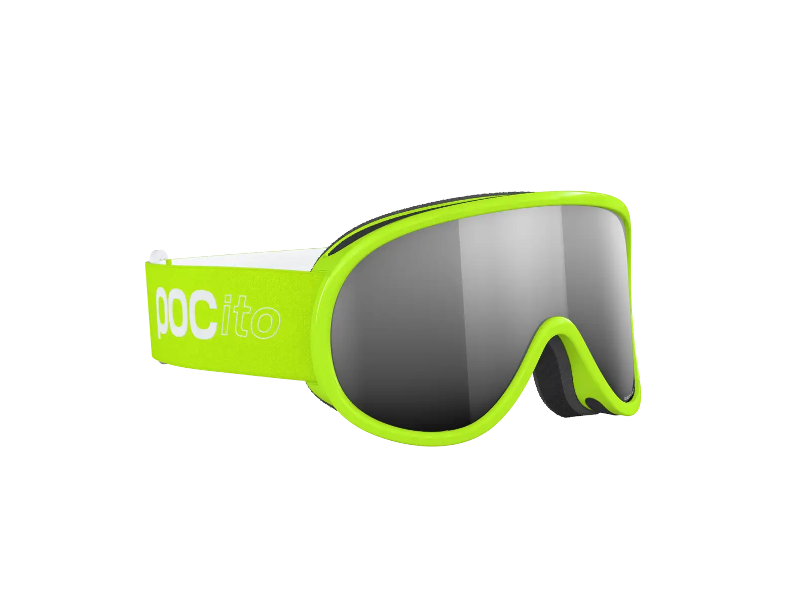 POC POCito Retina detské lyžiarske okuliare Fluorescent Yellow/Green/Partly Sunny Silver
