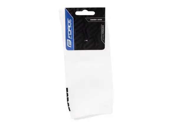 Force Longer Slim ponožky biela