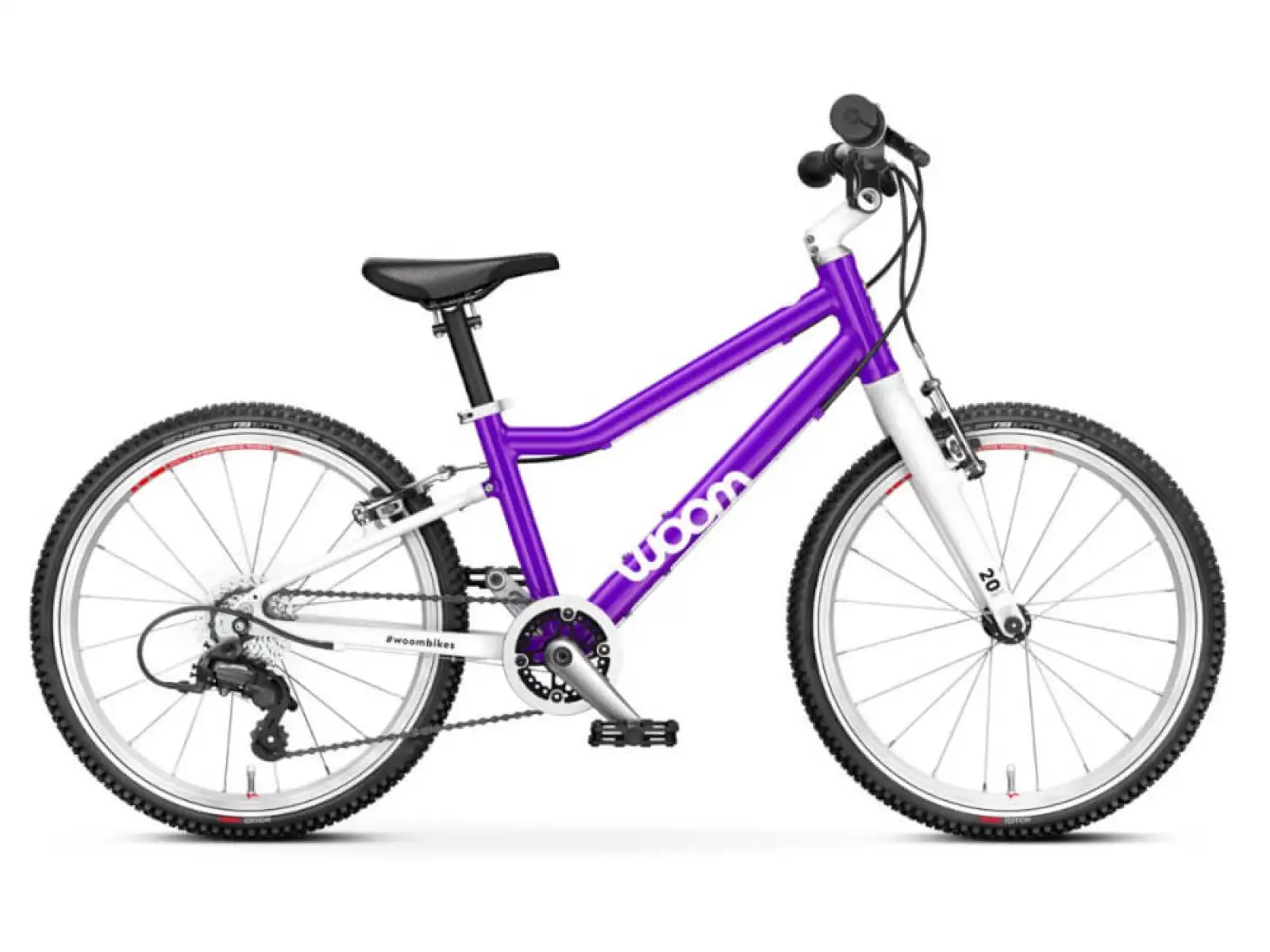 Woom 4 Purple 20 detský bicykel