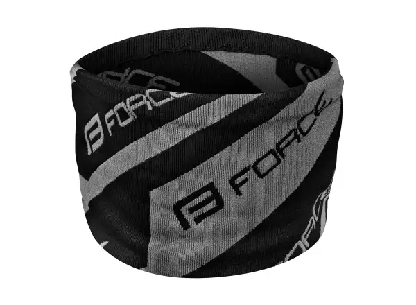 Zimná šatka Force Step (čierno-sivá)