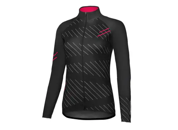 Etape Gaia 2.0 dámsky dres dlhý rukáv čierna/ružová