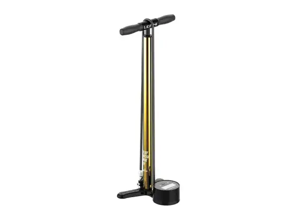 Lezyne 18K Digital Drive dielenská pumpa GOLD/BLACK