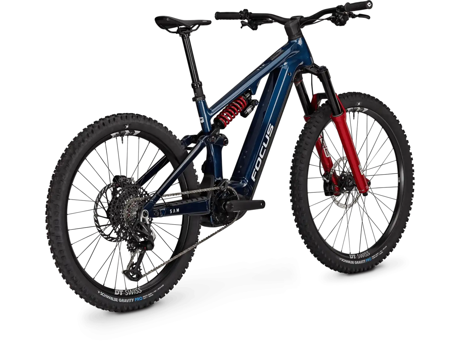 Focus SAM 9 600Wh elektrobicykel Azurblue / Sydneyblue