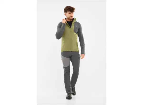 Viking Birger pánska mikina Olive/Grey