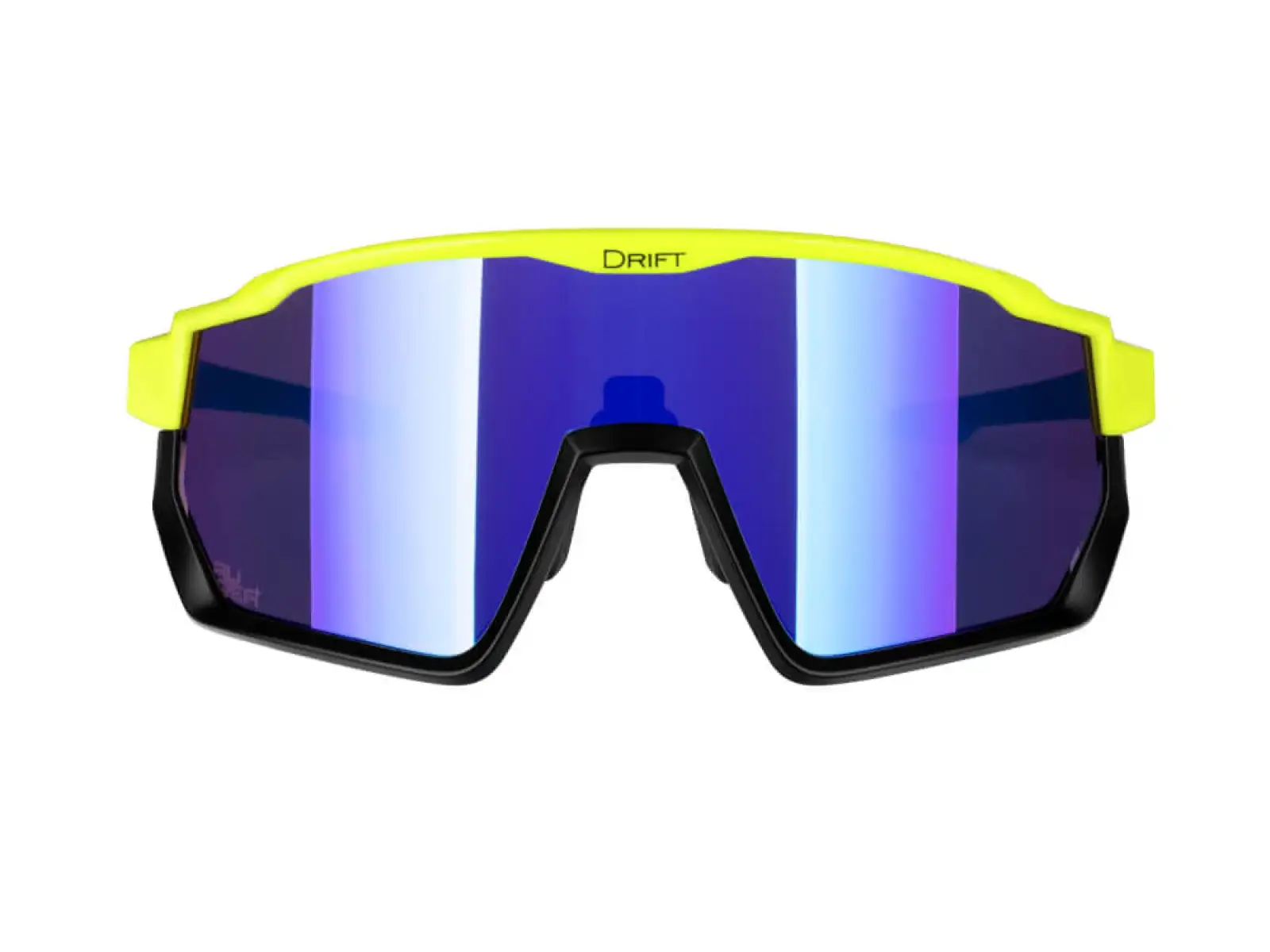 Force Drift pánske okuliare fluo/čierna/modré kontrastné sklo