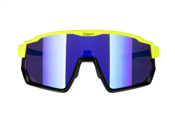 Force Drift pánske okuliare fluo/čierna/modré kontrastné sklo