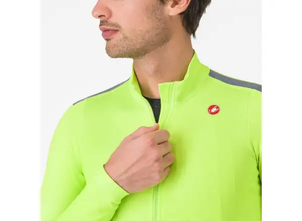 Castelli Puro 4 Jersey pánsky dres Electric Lime