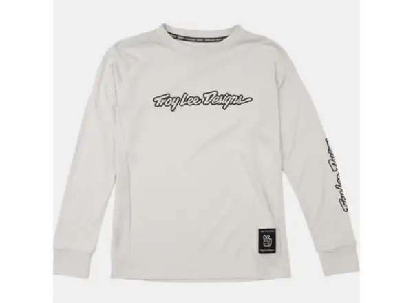 Troy Lee Designs Skyline Ride Tee Signature detský dres dlhý rukáv Mist