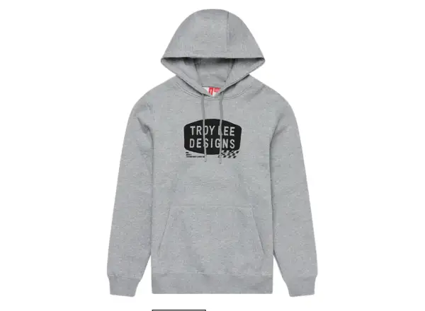 Troy Lee Designs Stamp pánska mikina Gray Heather
