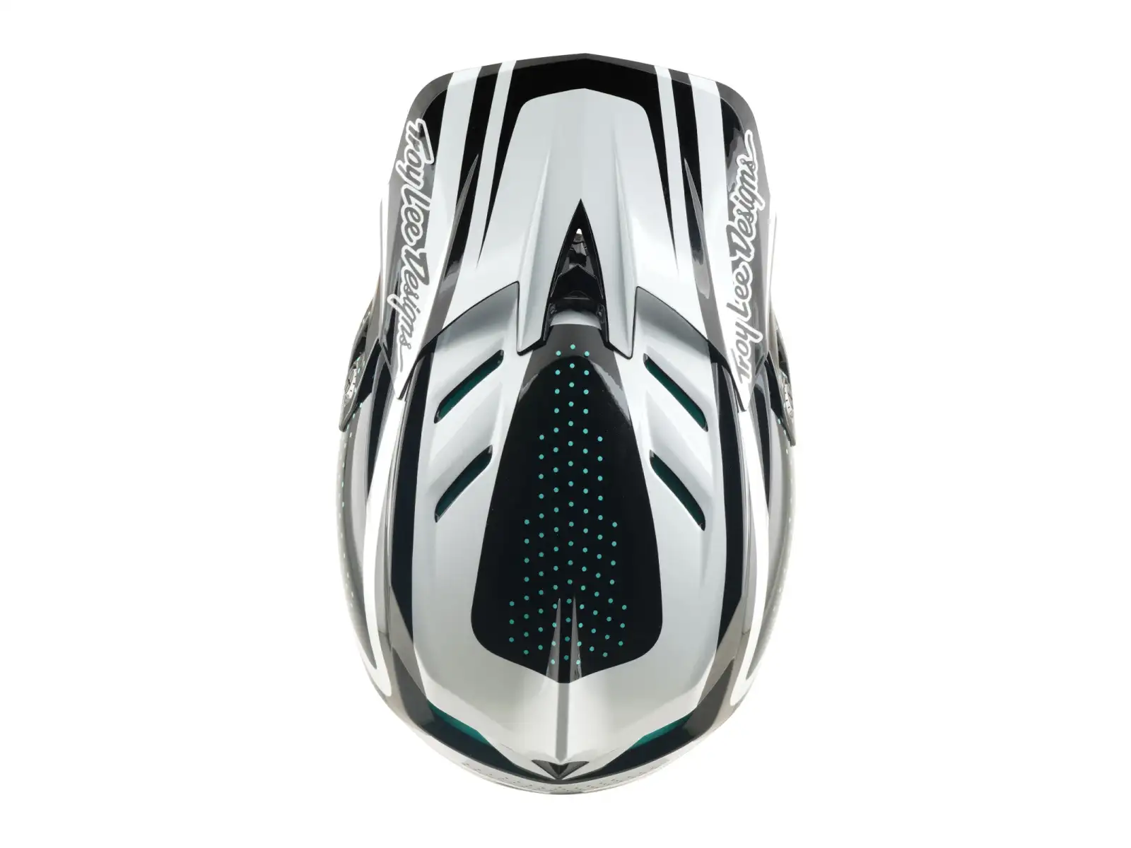 Troy Lee Designs D4 Polyacrylite MIPS prilba Line Charcoal/White