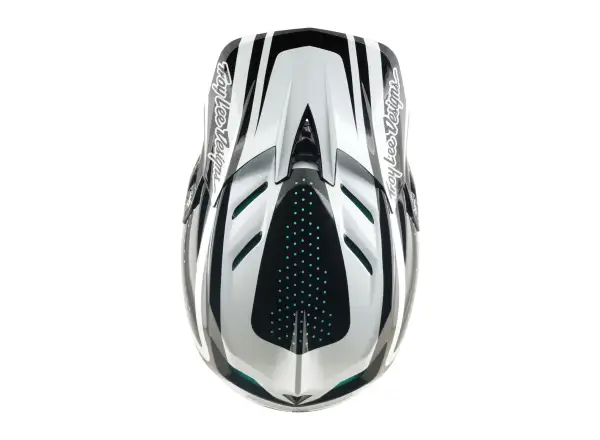 Troy Lee Designs D4 Polyacrylite MIPS prilba Line Charcoal/White