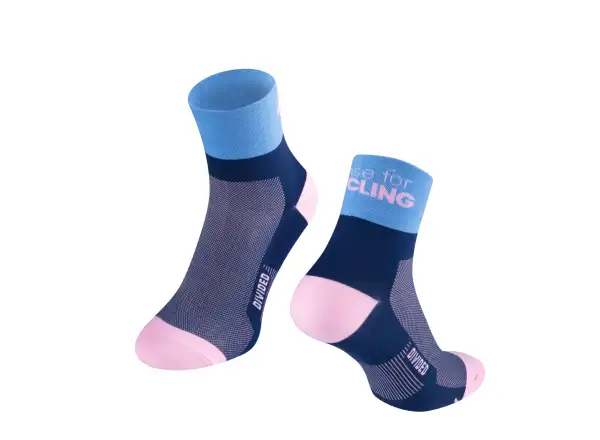 Ponožky Force Divided modré/fialové