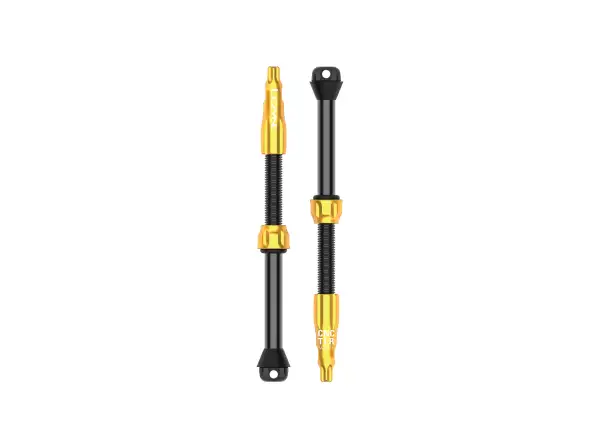 Lezyne CNC Pro bezdušové ventilky 80mm Gold