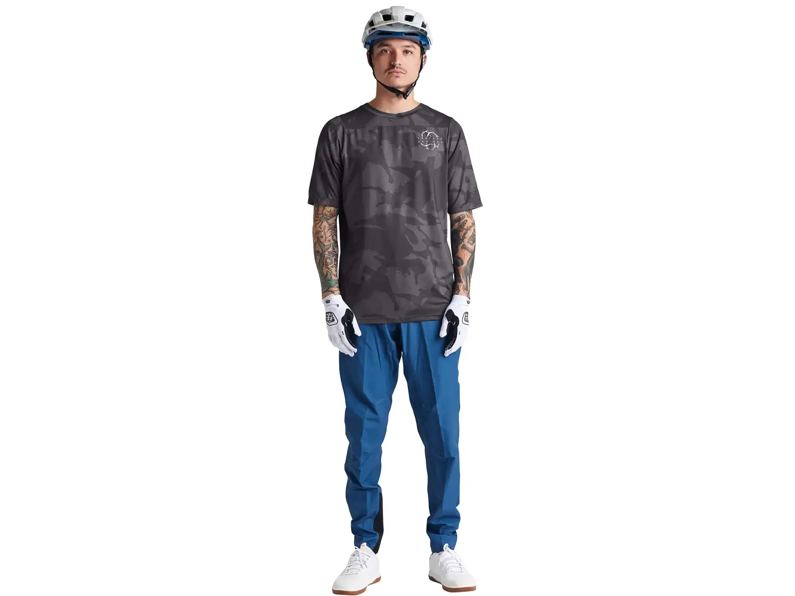 Troy Lee Designs Skyline dres krátky rukáv Shadow Camo Carbon VZORка