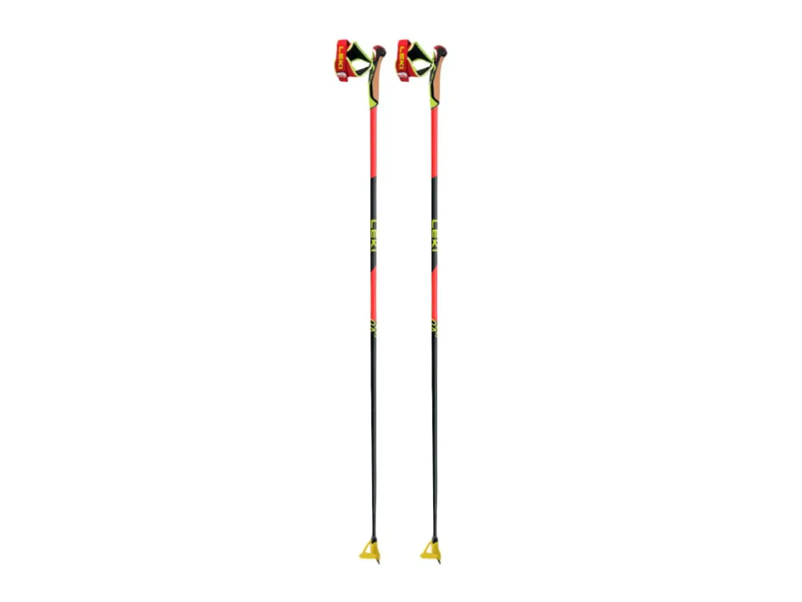 Leki PRC 750 bežecké palice bright red/neon yellow/black