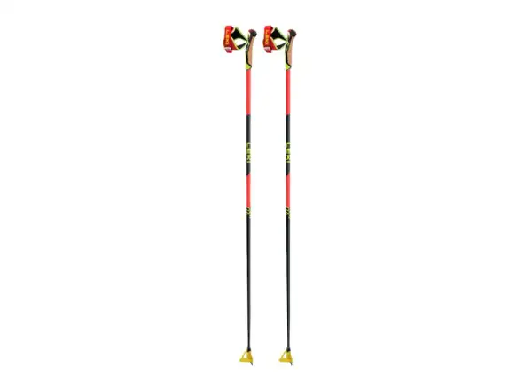 Bežecké palice Leki PRC 750 bright red/neon yellow/black