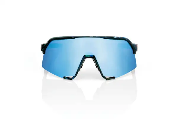 100%  S3 HiPER cyklistické okuliare Black Holographic/Blue Multilayer Mirror Lens