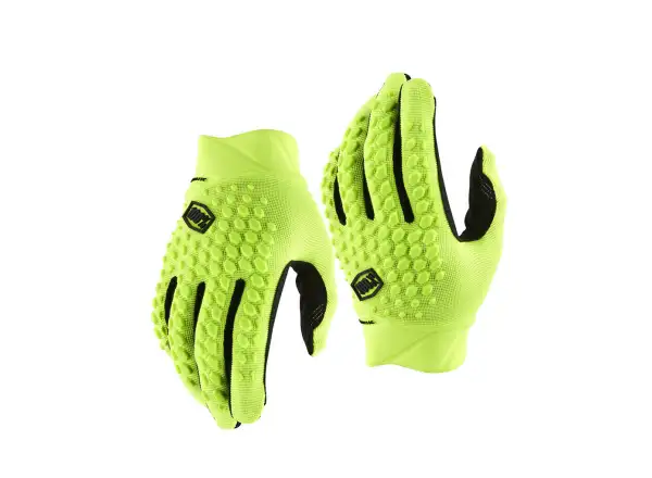100% Geomatic pánske rukavice Fluo Yellow