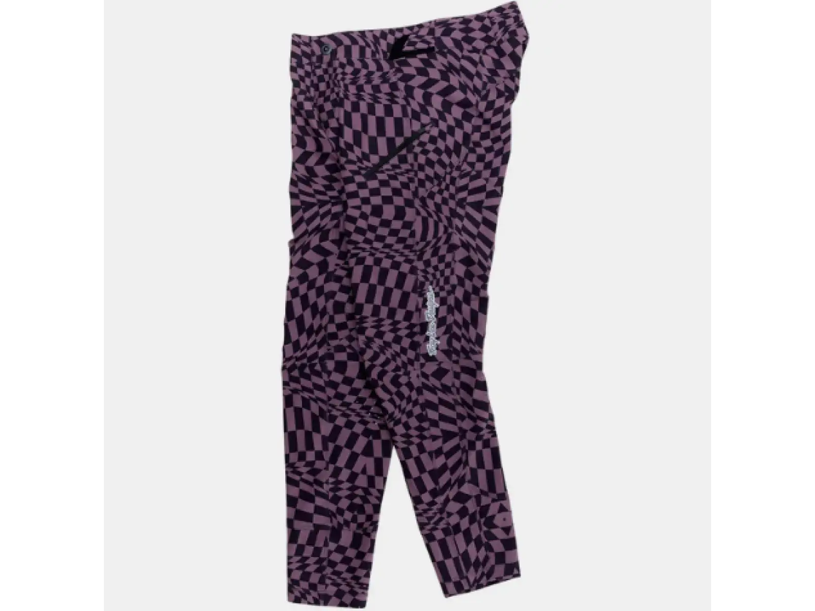 Troy Lee Designs Lilium Twisted Checkers dámske MTB nohavice Deep Purple