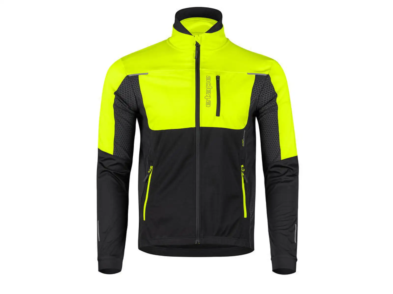 Etape Strong 2.0 pánska bunda čierna/žltá fluo