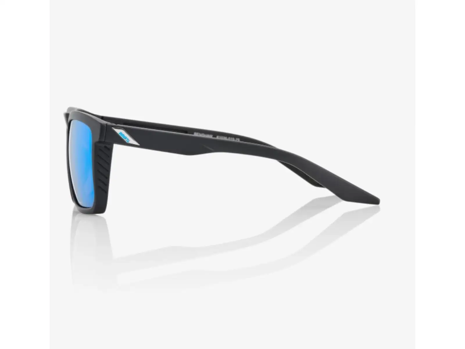100% Renshaw okuliare Matte Black/HiPER Blue Multilayer Mirror Lens