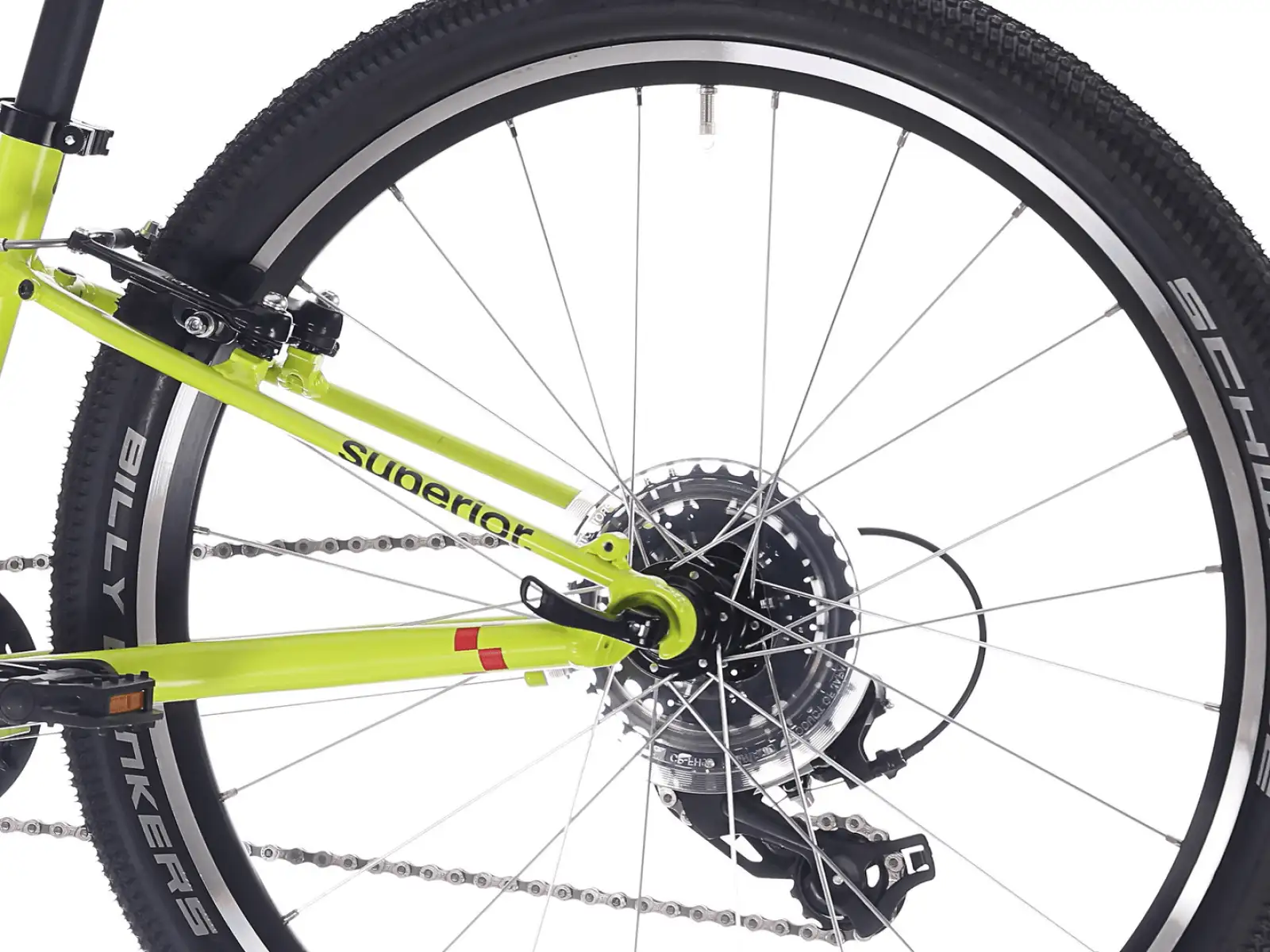 Superior RACER 24 detský bicykel Matte Radioactive Yellow