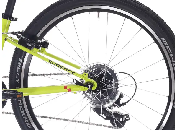 Superior RACER 24 detský bicykel Matte Radioactive Yellow